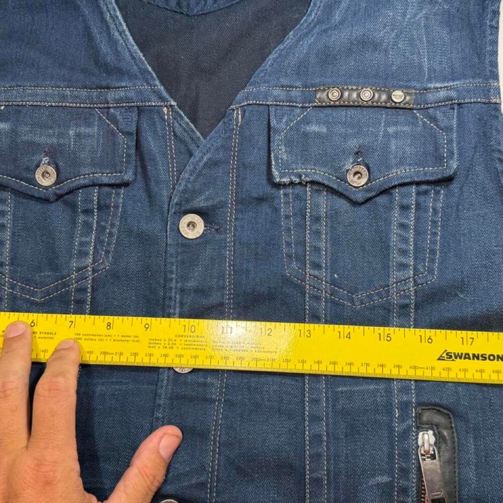 Diesel denim vest womans size L - Picture 6 of 6